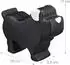 Relaxdays Spardose Hund, Keramik mit Tafellack, schwarz (10035406)