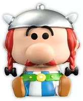 Piggy Bank - Plastoy - Asterix Chibi Obelix - Plastic - 14 Cm