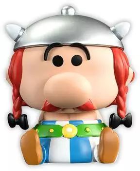 Plastoy Asterix Spardose Chibi Obelix, Kunststoff, 14cm