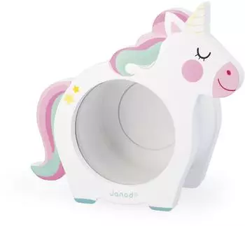Janod Unicorn Money Box Rosa