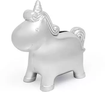 Zilverstad Spardose Unicorn versilbert
