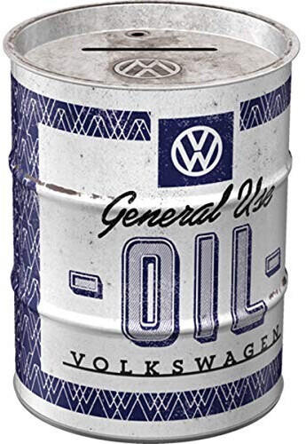 Nostalgic Art Retro Ölfass-Spardose Volkswagen General Use Oil
