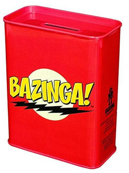 Warner Bros. Bazinga Spardose Big Bang Theory Coin Bank 9 x 4,5 x 11,5 cm rot
