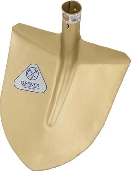 Offner Wurfschaufel spitz gehärtet ohne Stiel 310x280 mm (9334)