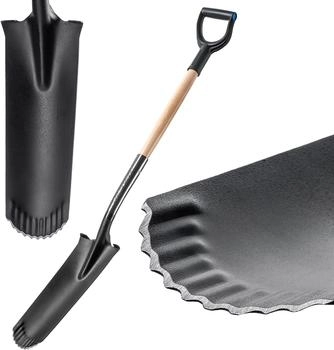 Kadax Spitze Schaufel mit D-Griff Stiel 124 cm (K8991)