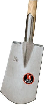 Ideal Spaten Flensburger Form Gr&ouml;&szlig;e 2 mit T-Stiel und Trittschutz (13060243)