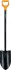Fiskars Solid+ Spaten XL-Blatt langer Stiel (1067517)