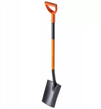 Kadax Spaten mit Stahlstiel, 125cm, Flach (K4202)