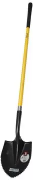 Ideal Spatenschaufel Wellenschliff Federstahl Fiberglas-Stiel 120cm