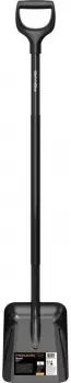 Fiskars Ergonomic Pro Schaufel Borstahl D-Griff 130cm (1066711)