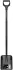 Fiskars Ergonomic Pro Schaufel Borstahl D-Griff 130cm (1066711)