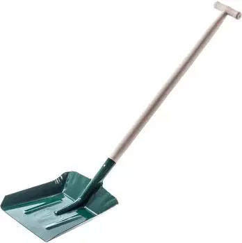 Kadax Kohlenspaten rechteckig, Holzstiel, 115cm (K3057)