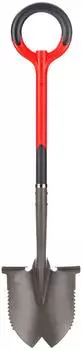 Venteo Root Slayer Rundspaten mit V-Kopf, gezahnt, Kohlenstoffstahl (GARDEN17L)