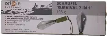 Origin Outdoors Survival 7-in-1 Schaufel, Edelstahl (179651)