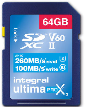 Integral UltimaPro X2 UHS-II V60 SDXC 64GB