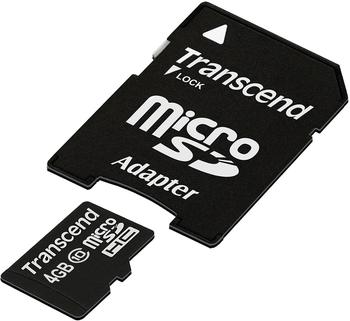 Transcend microSDHC 4 GB Class 10 (TS4GUSDHC10)