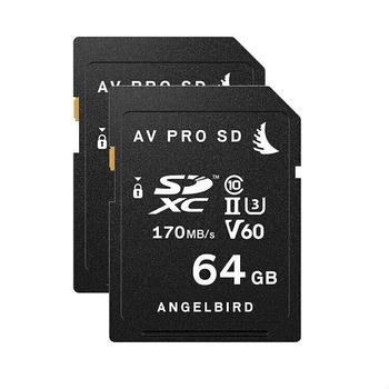 Angelbird AV PRO SDXC UHS-II V60 64GB (2x)