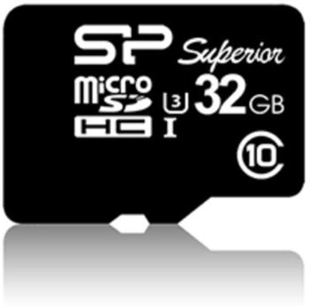 Silicon Power Superior Pro U3 microSDHC 32GB (SP032GBSTHDU3V10SP)