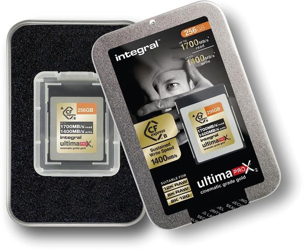Integral UltimaPro X2 Cinematic Gold CFexpress Type B 256GB