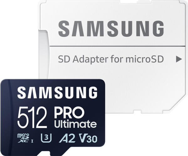 Samsung PRO Ultimate microSD (2023) 512GB (MB-MY512SA/WW) + SD-Adapter