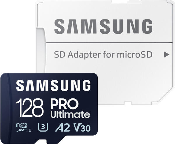 Samsung PRO Ultimate microSD (2023) 128GB (MB-MY128SA/WW) + SD-Adapter