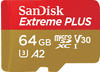 SanDisk SDSQXBU-064G-GN6MA, SanDisk microSDXC 64GB Extreme PLUS + Rescue PRO...