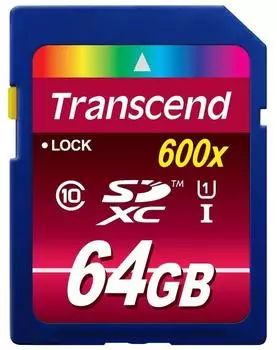 Transcend Ultimate SDXC 64GB Class 10 UHS-I (TS64GSDXC10U1)