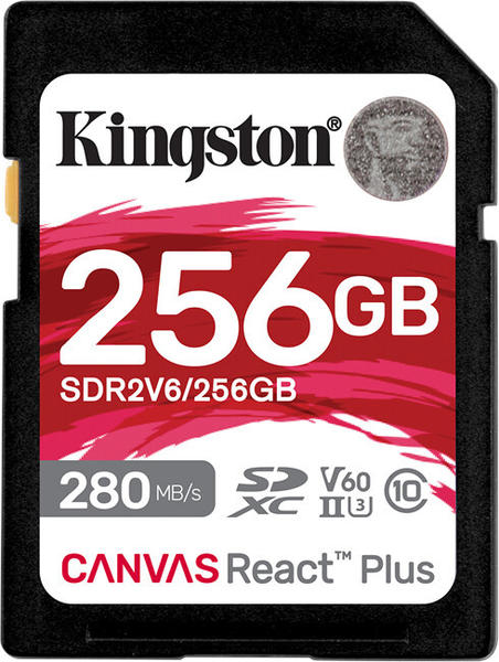 Kingston Canvas React Plus V60 SDXC 256GB