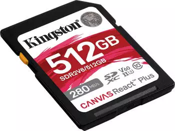 Kingston Canvas React Plus V60 SDXC 512GB – Kingston Canvas React Plus V60 SDXC 512GB: Die perfekte Speicherlösung