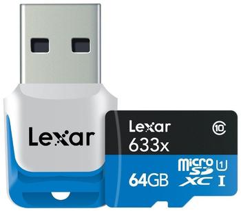 Lexar LSDMI64GBBEU633R Class 10 micro-SDXC 64GB