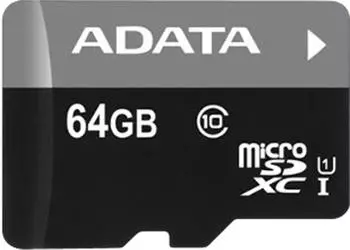 Adata Premier microSDXC 64GB Class 10 UHS-I U1 (AUSDX64GUICL10-RA1)