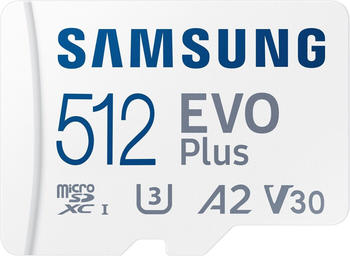 Samsung Evo Plus (2024) microSDXC 512GB (MB-MC512SA) – Erweitern Sie Ihren digitalen Horizont