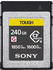 1.600 MB/s, 240 GB: Sony CEB-G CFexpress (2024)