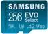 256 GB: Samsung EVO Select (2024) microSDXC