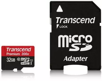 Transcend microSDHC 32GB Class 10 UHS-I (TS32GUSDU1)