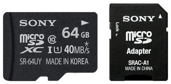 Sony microSDXC High-Speed 64GB Class 10 (SR64UYA)