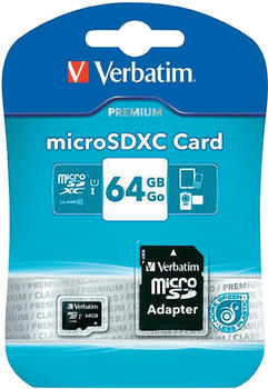 Verbatim Premium U1 microSDXC 64GB (44084)