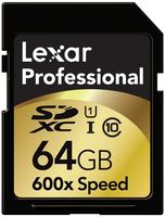 Lexar 600X SDXC Professional 64 GB