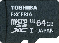 Toshiba microSDXC Exceria 64GB UHS-I U3