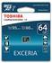 Toshiba microSDXC Exceria 64GB UHS-I U3