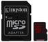 Kingston microSDXC SDCA3 UHS-I U3 + SD-Adapter