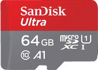 Sandisk Speicherkarte "microSDXC Ultra, + SD-Adapter f&uuml;r Chromebooks" (64 GB Class