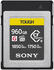 1.750 MB/s, 960 GB: Sony CEB-G CFexpress (2024)