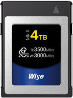 WISE WI-CFX4-B4096M2, Wise CFexpress 4.0 Type B 4TB 3500MB/s Mk-II