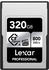 320 GB: Lexar Professional CFexpress Silver