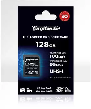 Voigtl&auml;nder PRO High-Speed UHS-I SDXC 128GB