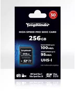 Voigtl&auml;nder PRO High-Speed UHS-I SDXC 256GB