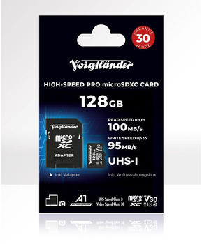 Voigtl&auml;nder PRO High-Speed UHS-I microSDXC 128GB