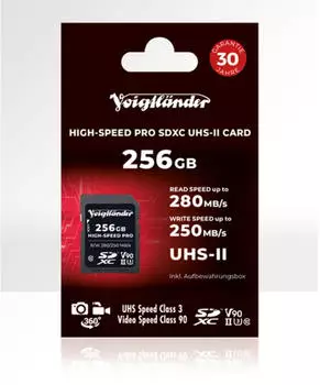 Voigtländer PRO High-Speed UHS-II SDXC 256GB