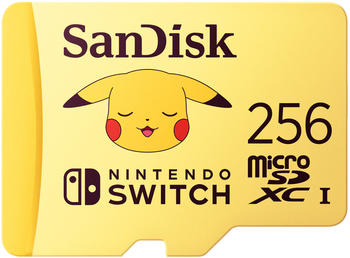 SanDisk Pok&eacute;mon Pikachu microSDXC 256GB